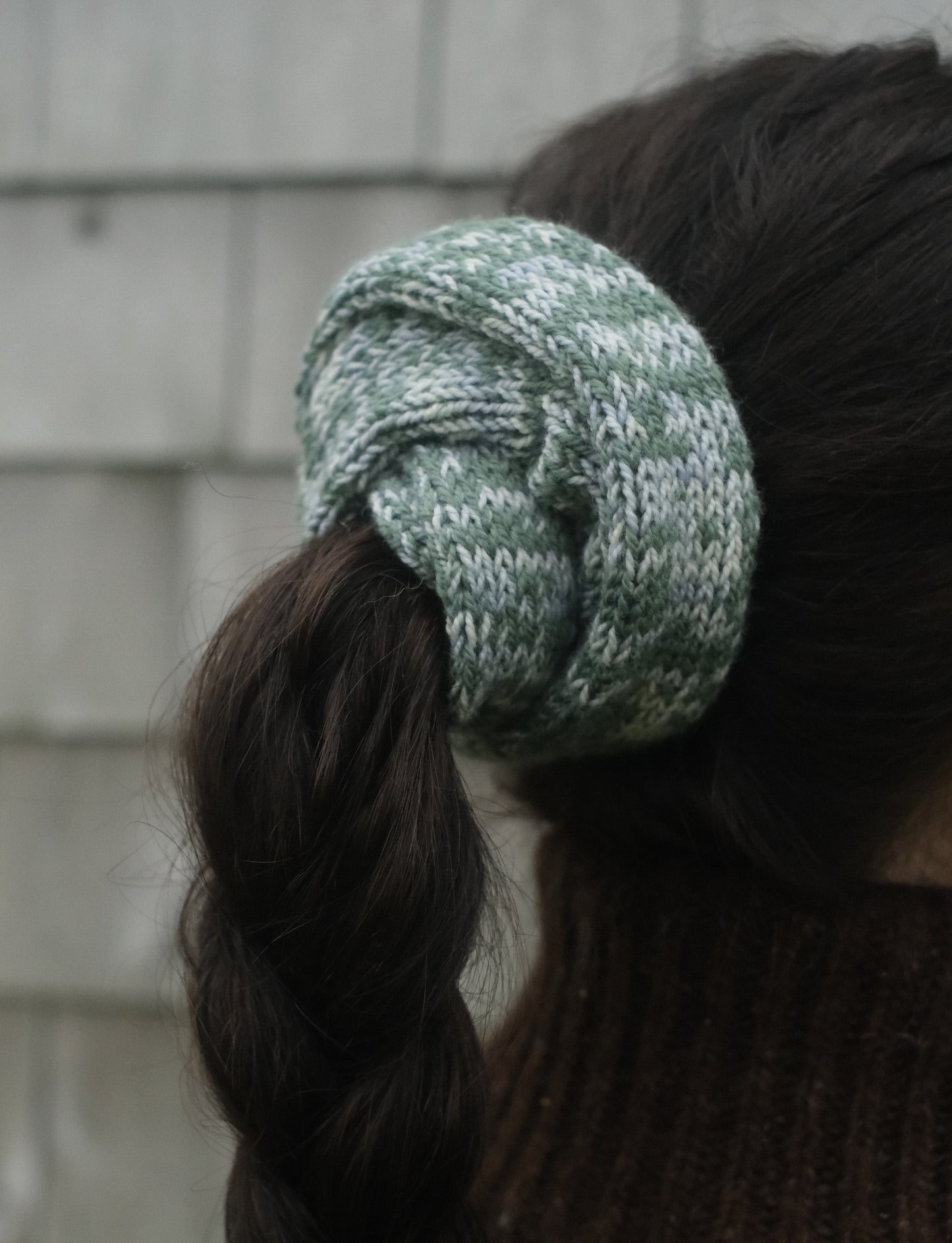 marled mega scrunchie