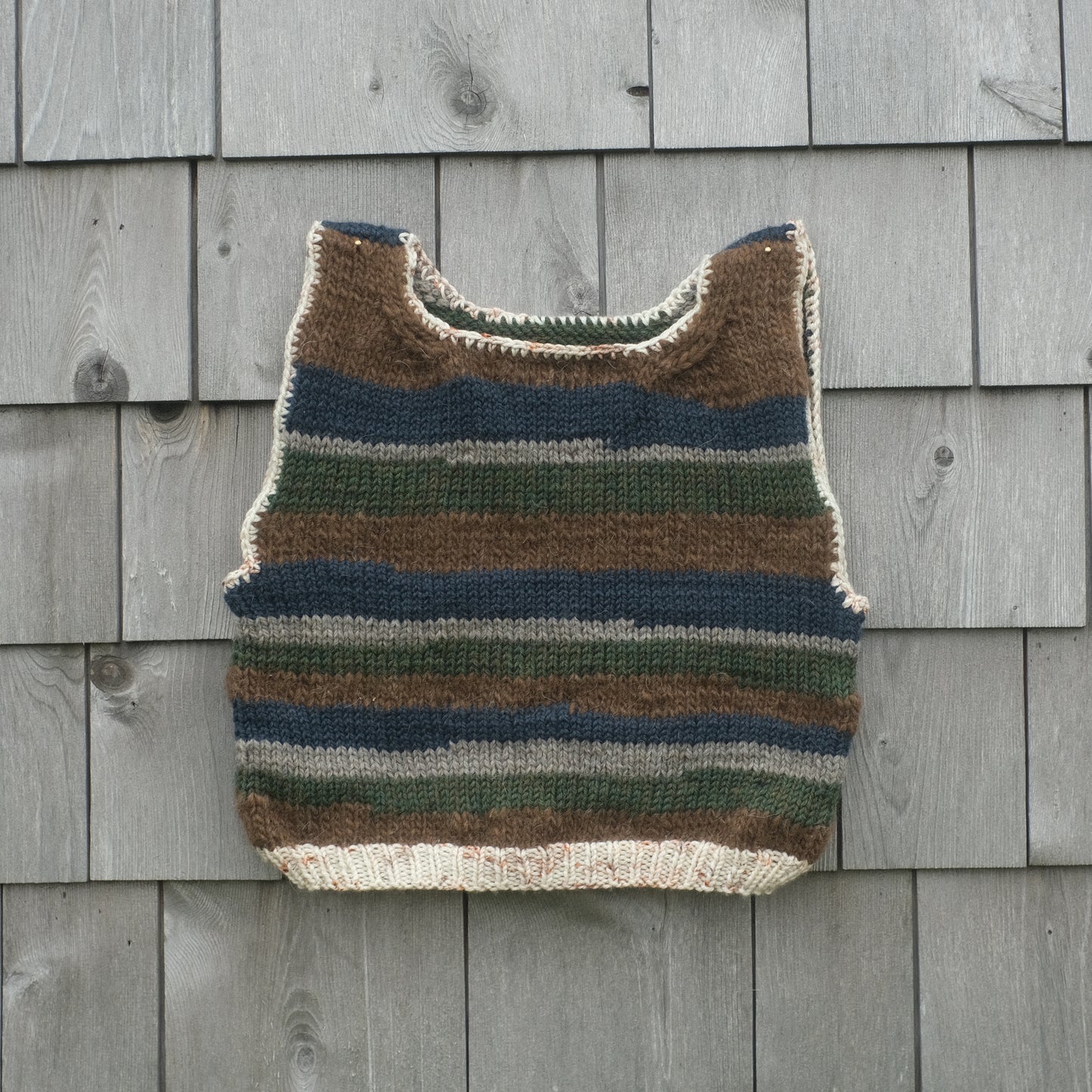 rag rug sweater vest