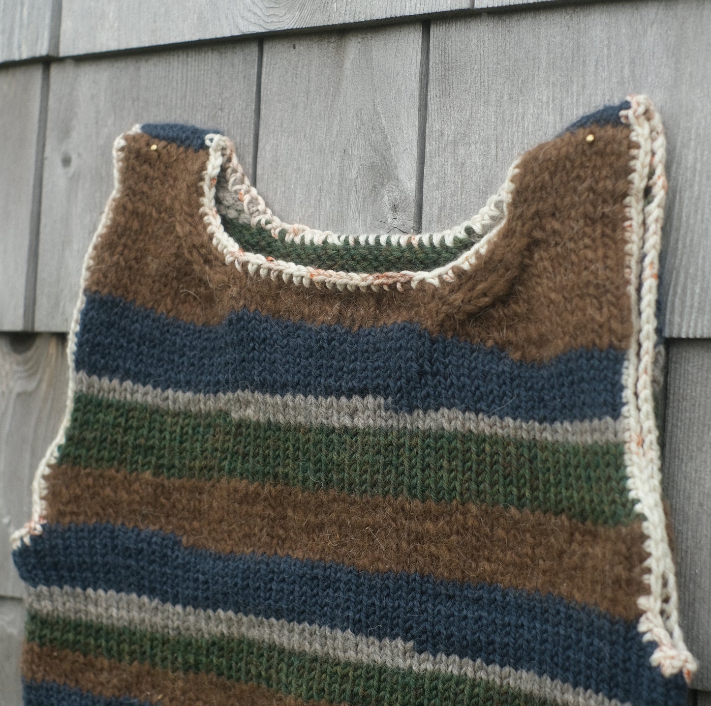 rag rug sweater vest