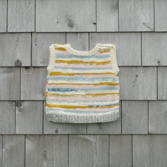 rag rug sweater vest