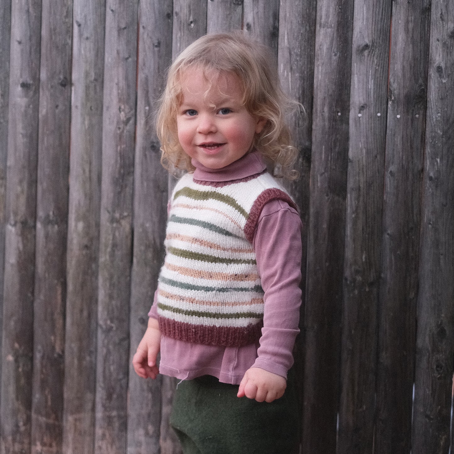rag rug vest (pre-loved)